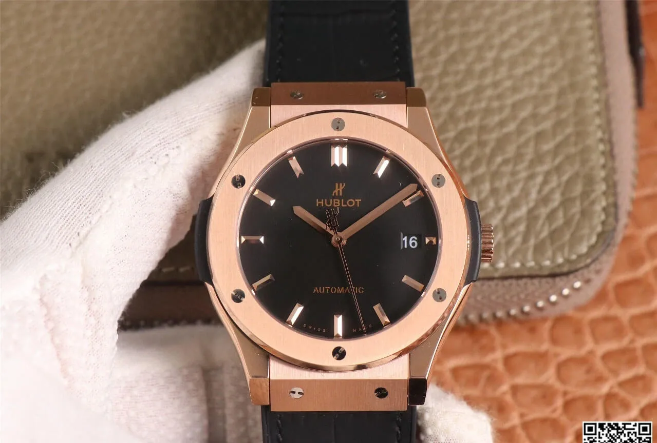 Hublot Classic Fusion 511.OX.1181.LR WWF Factory 1:1 Best Edition Replica Watch Black Dial
